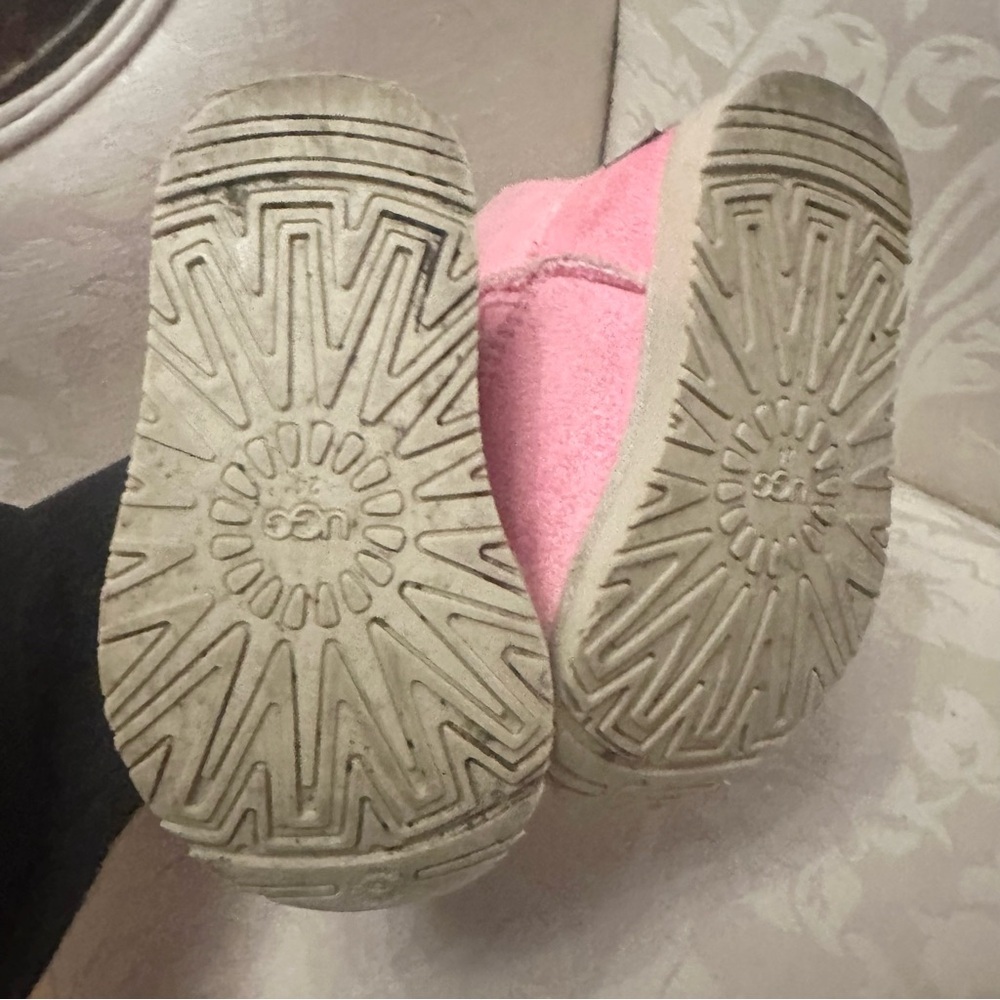 UGG Burleigh Kids Pink Boots Size 24/US 7 - Picture 5 of 5